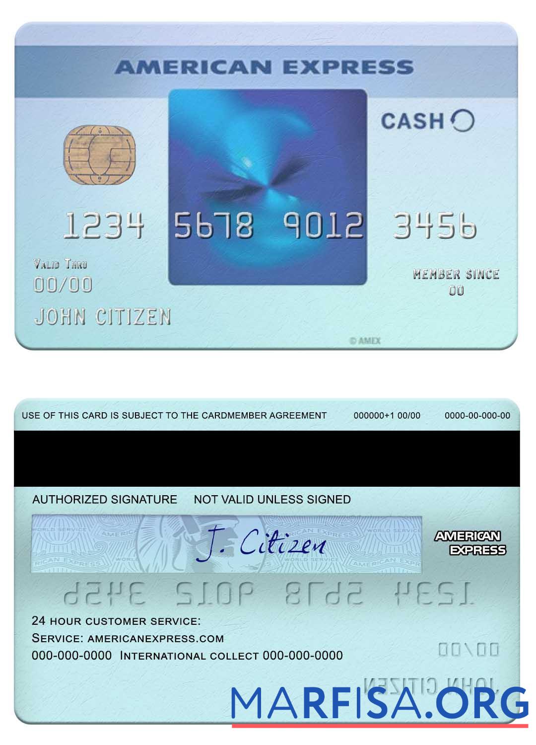 Downloadable USA California BlueVine bank Blue Cash Everyday® Card from Amex example